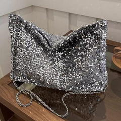 High-end Sequined Stylish Tote Bag