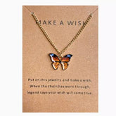 Make a Wish Butterfly Necklace