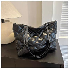 Fashionable Quilted Two-way Shoulder Bag