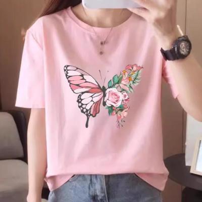 Half Flower & Butterfly T-shirt