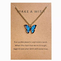 Make a Wish Butterfly Necklace