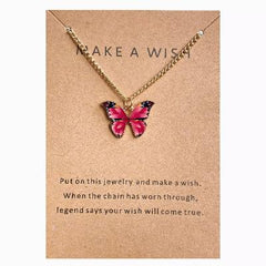 Make a Wish Butterfly Necklace