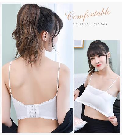 Seamless Silky Camisole Tube Bra