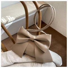 Trendy Bow Long Strap Bag